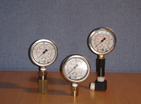 유압게이지 : 펌프 작동시 압력 표시용으로 1000bar까지 측정 ( 64 ,100mm )